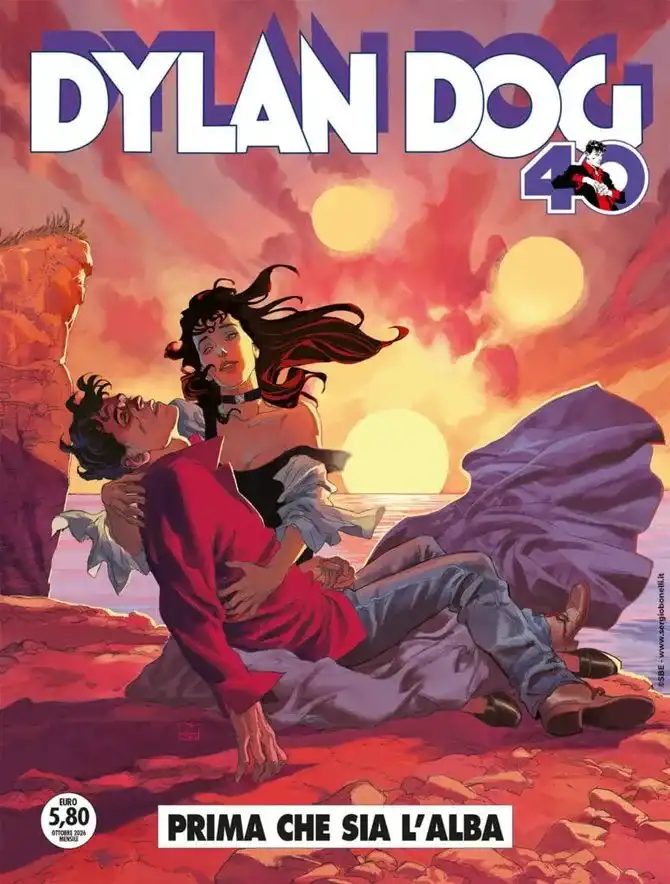 Il fumetto per i 40 anni di Dylan Dog, pubblicato da Bonelli in due diverse edizioni