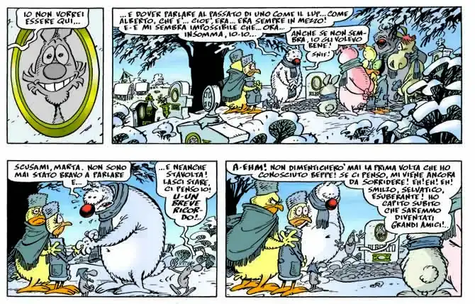 Il fumetto più cupo e drammatico di Lupo Alberto