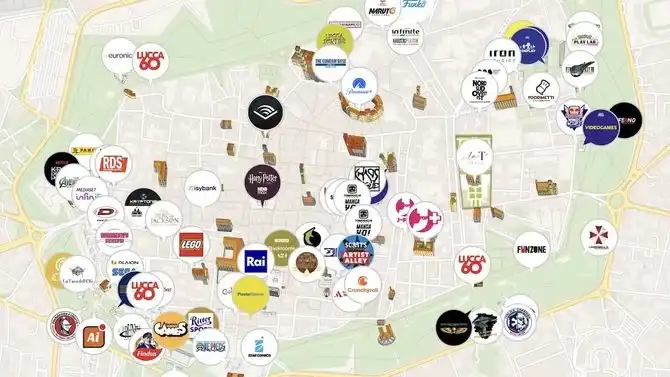 Lucca Comics 2026: svelata la mappa degli editori