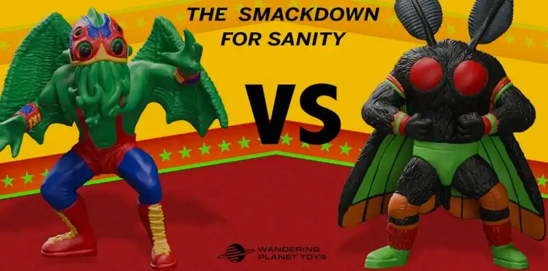 Wandering Planet Toys unveil CRYPTID COMBAT sofubi-style fighters